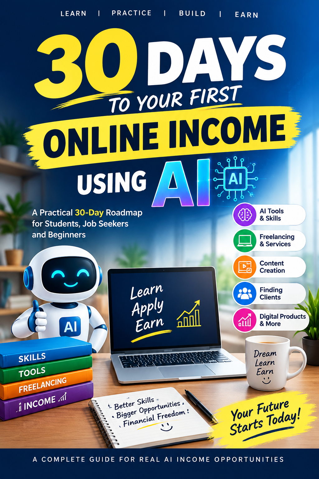 30 days your first income using ai